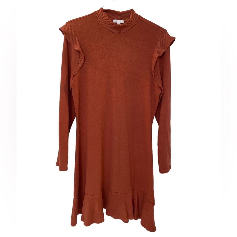 Lauren Conrad Ruffle Sweater Dress -Large